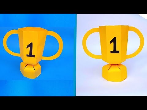 Paper Trophy || How to Make a Paper Trophy || Paper Trophy Craft