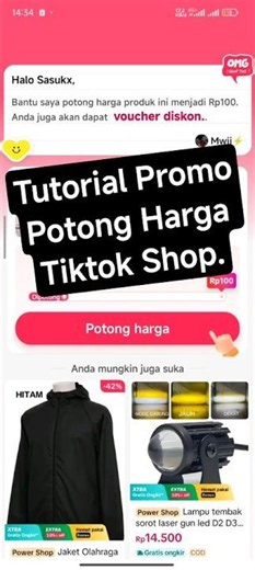 Tutorial Promo Potong Harga Tiktok Shop Terbaru 2026