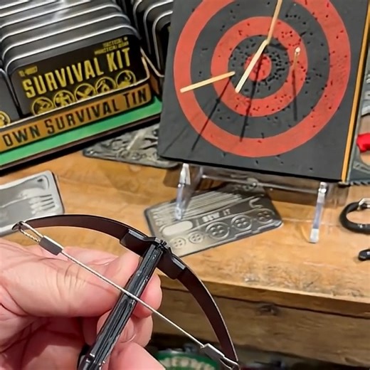 The bestselling Mini Crossbow Toothpick Shooter is now available for pre-order. Lock it in now—orders ship February: https://luckyjackgear.com/products/mini-crossbow-toothpick-shooter Serious fun. Grown-ups only. #MiniCrossbow #ToothpickShooter #Preorder | Lucky Jack Gear