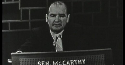 Sen. Joseph McCarthy appears on "Face the Nation" in 1954