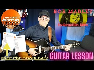 Bob Marley - Redemption Song Guitar Lesson