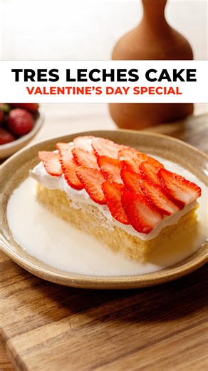 QUICK EGGLESS TRES LECHES CAKE in MICROWAVE 🍓✨ this is my wife’s favourite cake and you can actually quickly make it in a microwave oven! Everyone who believes desserts are the real love language, this is the perfect recipe for Valentines Day! ❤️ And while you’re creating those cozy dessert moments, our Cüraa frother makes the perfect Valentine’s gift too ❤️☕ from frothy coffee, matcha to fluffy whipped cream, it does it all effortlessly and comes at a lovely price this season. Whether you’re s