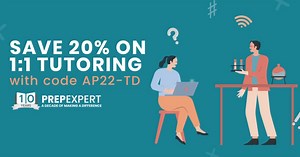 Studying for AP exams this week?  Don't miss your last chance to save big on Prep Expert's 1:1 tutoring. Save 20% on all tutoring when you use code 퐴푃ퟤퟤ-푇퐷. Book tutoring now: https://prepexpert.com/private-tutoring?id=20 | Prep Expert | Facebook