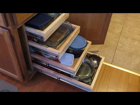 Building Pull Out Cabinet Shelves