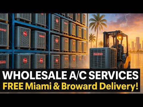 Goodman & Rheem Central AC Units | Wholesale AC Services Miami