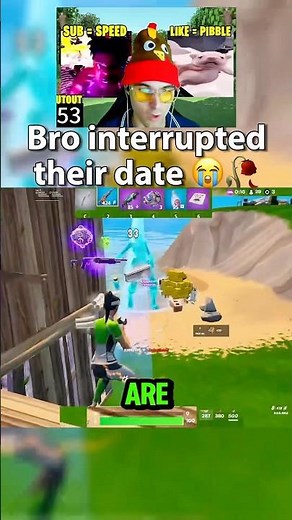 Bro had a spaz 😭 #fortnite #gaming #shorts