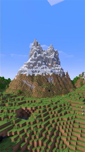 The Mountain At Spawn In This Minecraft Seed Is PERFECT!