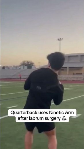How this QB is staying protected after labrum surgery 🙌