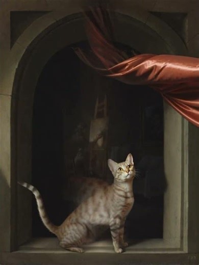The Artist’s Cat Comes to Life
