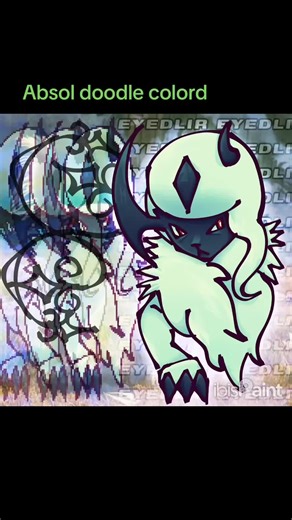 I cannot seriously be the first person 2 use this song on TikTok bruh be fr #poopyfarty #pokemon #absol #speedpaint #rendering