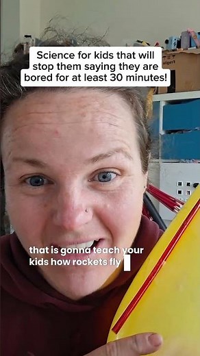Science that makes sense for kids! Balloon rocket!