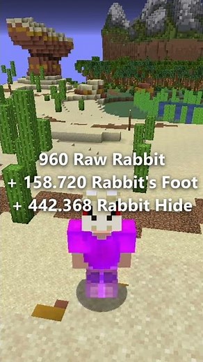 Hypixel Skyblock - Rabbit Minion explained #Shorts