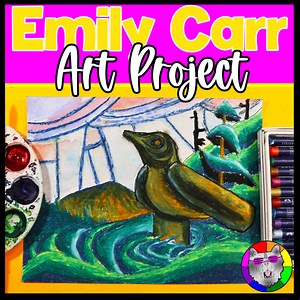 Art History Art Project Emily Carr Art Project Raven in the Forest Art Lesson