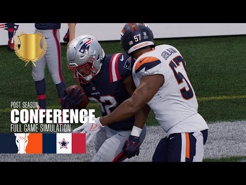 Broncos vs. Patriots | 2025-26 AFC Championship | Madden NFL 26 Simulation