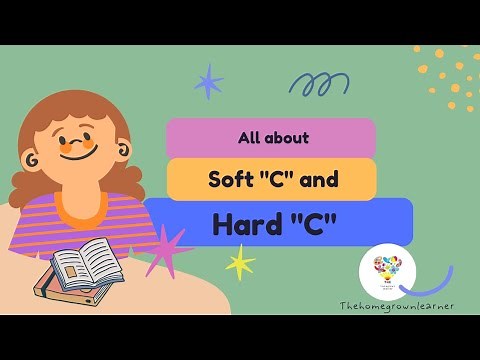 Hard 'C' and soft 'C' rule| easy phonics| learn to read