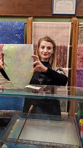 Il Papiro Firenze on Instagram: "Ermira shows us how to create the Flame pattern using the marbling technique. Between movement and precision, she brings to life a dance of colors that intertwine into a unique flame on paper. This is marbling: technique, rhythm, intuition. #ilpapirofirenze #handdecorated #paper #marbling #papermarbling #marbledecor #marblepaper #marbleart #artandcraft #stationery #marblenotebook #craftmanship #paperlover #handcrafted #florentinepaper #florenceart #marblingtechni