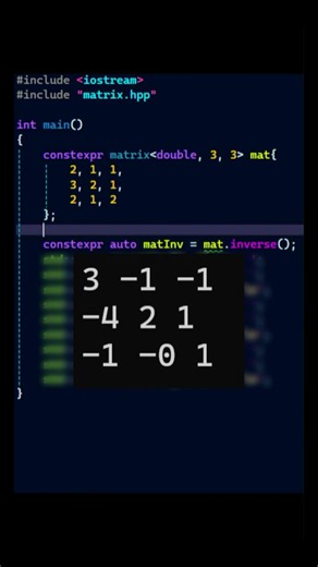 Implementing a matrix in C++