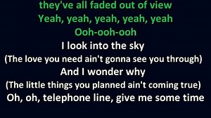 Telephone Line Electric Light Orchestra Lyrics | Kead Chaiwat