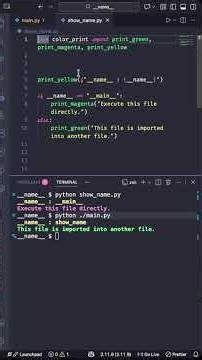 What Does __name__ == "__main__" Mean? #python #coding #programming #codinginhindi #pythonexplained