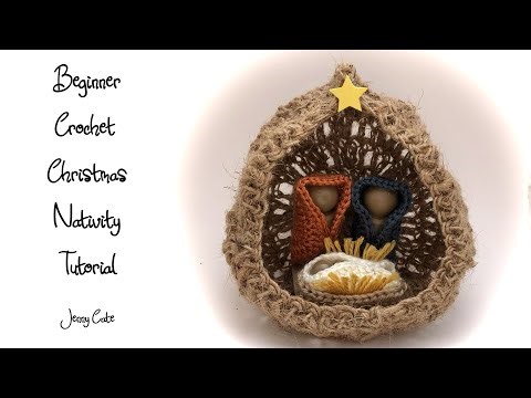 Beginner Crochet Christmas Nativity Tutorial-Mary & Joseph Rounds 1 & 2