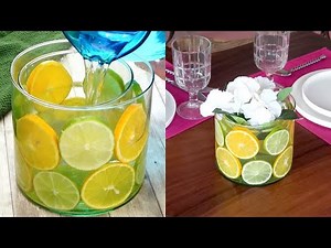 Citrus fruits centerpiece: you can make it for your table in minutes!
