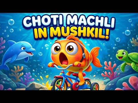Ek Choti Machli 🐟 Train Song🚂 || Machli jal ki rani hy ||Urdu Nursery Rhymes | NidaKidzRhymes
