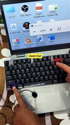 Zoom Anything Instantly in Excel Using One Keyboard Shortcut #viral #excel #exceltricks #shorts