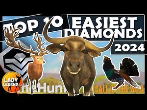 TOP 10 EASIEST DIAMONDS & HOW to FIND THEM in 2024!!! - Call of the Wild