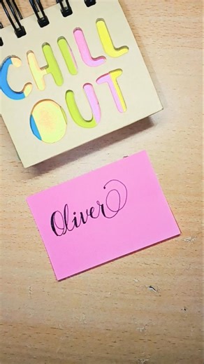 how to write Oliver in Calligraphhy#shorts#shortsfeed#handwriting#trending #ytshorts#namecalligraphy