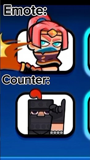 Emotes Vs Funniest Counter 🔥🤣🤯 #clashroyale #shorts