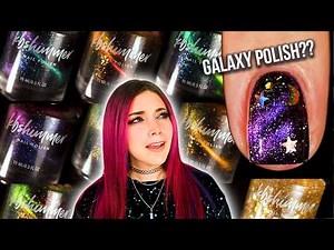 Best Galaxy Nail Polish EVER? KBShimmer Out of this World Swatches || KELLI MARISSA