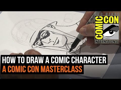How to draw a comic book character - A Comic Con Masterclass