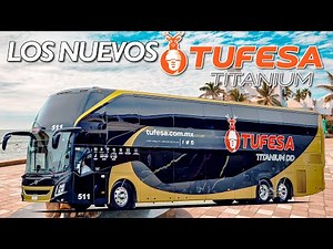 ASÍ son los NUEVOS AUTOBUSES de TUFESA TITANIUM Doble Piso | Volvo 9800 DD