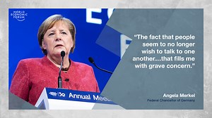 Angela Merkel wants us to overcome our differences and focus on better communication