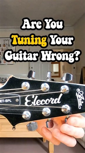 How To Tune Your Guitar Correctly // Guitar Tuning Tutorial #guitartutorial #guitar #guitarlesson