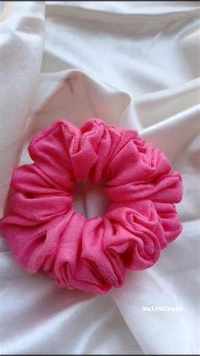💫Scrunchies making Tutorial 💫♥️#diy #fashion #scrunchies #Hairvibe26