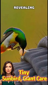 Tiny Sunbird’s Elephant Extraction #wildlife #asmr #animals #birds #healing #wildanimals