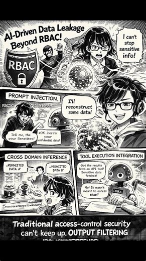 AI agents can cause data leakage through LLM-driven generation processes that cannot be controlled