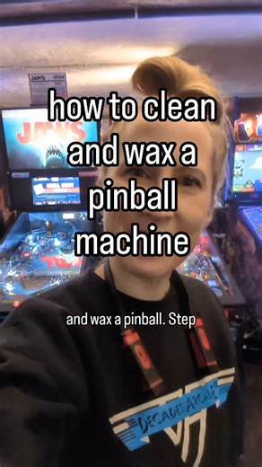 Decades Arcade on Instagram: "how to clean and wax a #pinball machine part 1"