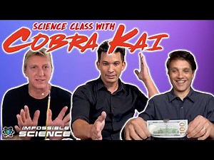 Cobra Kai's Ralph Macchio & William Zabka Learn Impossible Science With Jason Latimer