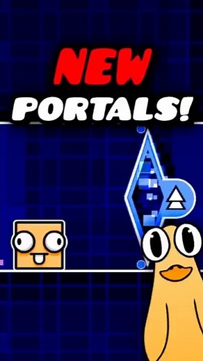 NEW PORTALS in Geometry Dash! #geometrydash #gd