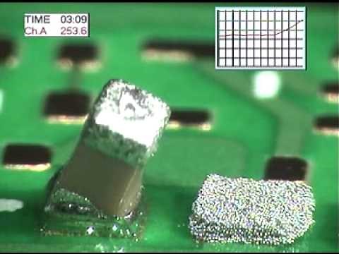 SMT : Sample #01 Tombstone defect 001