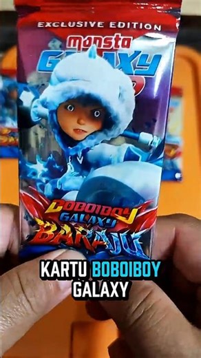 unboxing kartu Boboiboy galaxy Baraju versi Kawe part 7 || Dapat sori #boboiboy #kartuboboiboy