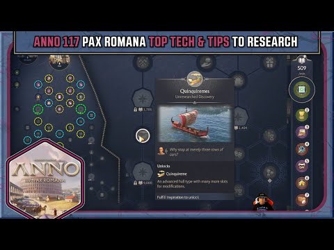 Anno 117 Top Tech & Tips to Research