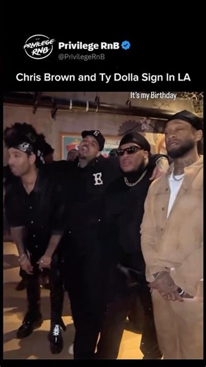 Chris Brown and Ty Dolla Sign In LA