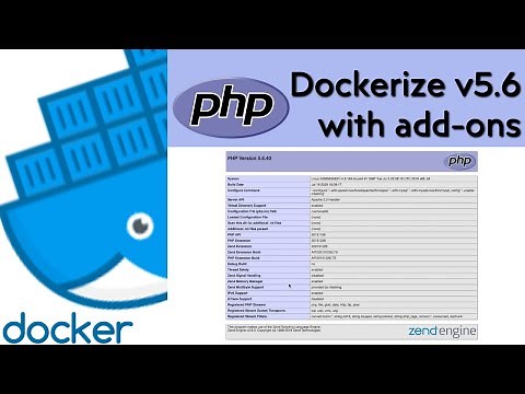 How to compile and install PHP 5.6 on a Docker LAMP server (configure ➡ make ➡ make install)