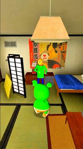 Baldi Broke Into Gummy Bear's House, Don't Open The Door For Him #gmod