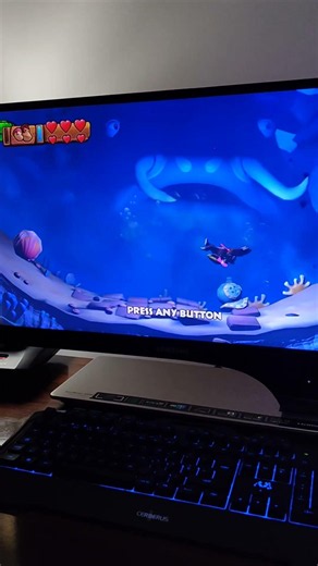 Donkey Kong Country Tropical Freeze on the Eden emulator.