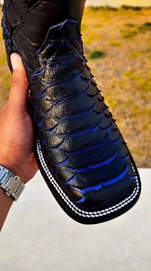 1.2K views · 27 reactions | Our Black Indigo Jumbo Python Boots Are Back In Stock  Get Yours Today For ONLY $119.99!!喝亮Available At TEXASBOOTRANCH.NET | Texas Boot Ranch | Facebook