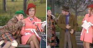 Carol Burnett Looks Down Her Nose At "The Big Mouth" Martha Raye And Tim Conway In This Side-Splitting Skit